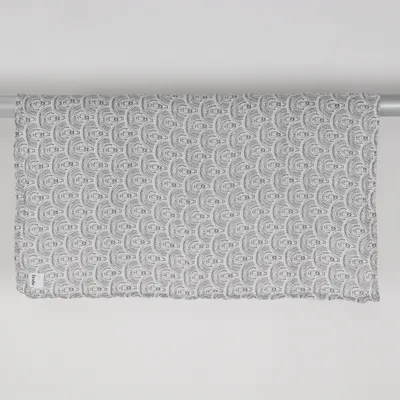Couverture de bébé (Blanc, Gris, Noir) de Elodie Bambou, Coton