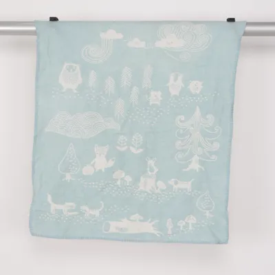 Baby deken (Wit, Turquoise) van Klippan