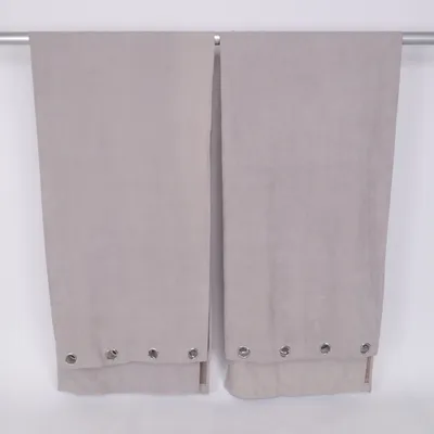 Öljettgardin (Grå) från Jysk Polyester