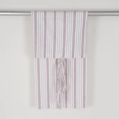Roll-up curtain (White, Red) from Nyblom Kollén Cotton