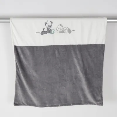 Duvet cover (White, Gray) from Nattou