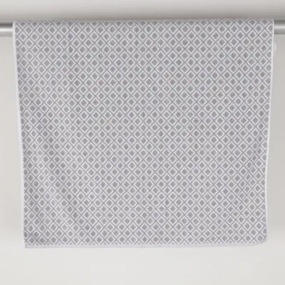 Bath towel (Gray, White) from Nina Royal