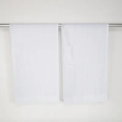 Gordijn aan roede (Wit, Zilver) van Hemtex Polyester