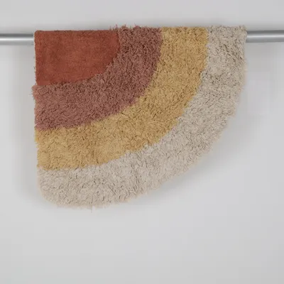 Tapis tissé (Beige, Marron, Multicolore) de Sebra Coton