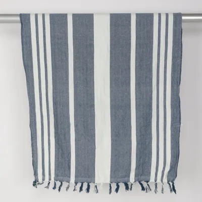 Filt (Blå, Vit) från Vinga Sweden Bomull