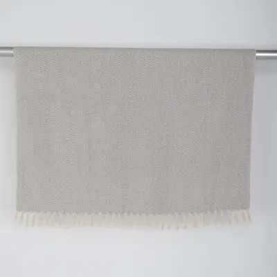 Filt (Grå, Beige) från Rusta Home Bomull, Polyester