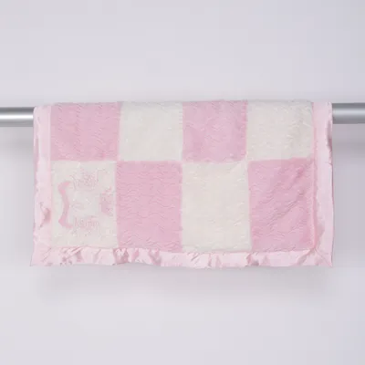 Babytæppe (Pink, Hvid) fra Baby Phat Polyester