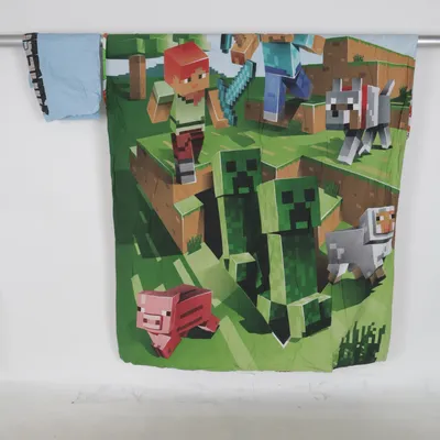 Bäddset (Blå, Flerfärgad) från Minecraft