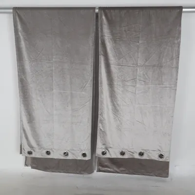 Øjenlågsgardin (Grå) fra Jotex Polyester