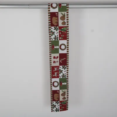 Löpare (Röd, Grön, Beige) från Sander Bomull, Polyester