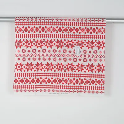 Tekstil (Rød, Hvid) fra IKEA Bomuld, Polyester
