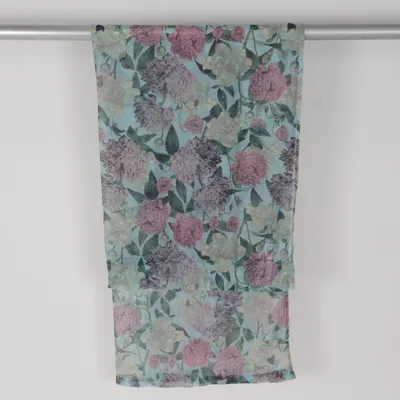 Rideau passe tringle (Bleu, Rose, Vert) de Rusta Home Polyester