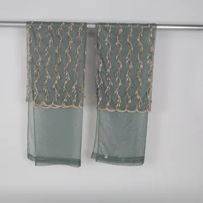 Kanallängd (Grön, Guldfärgad) Polyester
