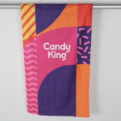 Strandhandduk (Rosa, Orange, Lila, Gul, Flerfärgad) Bomull, Polyester