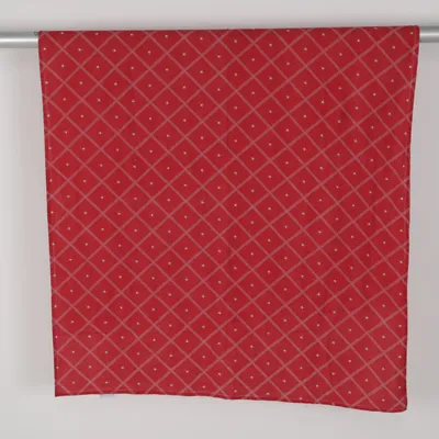 Nappe de table (Rouge, Blanc) de Kosta Linnewäfveri Coton