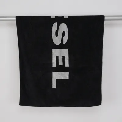 Bath towel (Black, Gray) from Diesel Beachwear Cotton