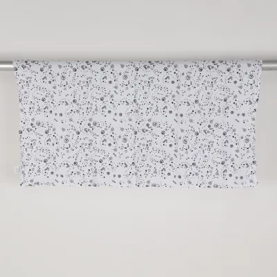 Bettlaken (Weiß, Schwarz) von Hutch&Putch Bio-Baumwolle