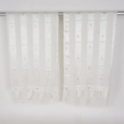 Rod pocket curtain (White) from Stella