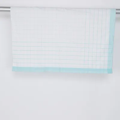 Bordsduk (Vit, Turkos) från Koko Bomull