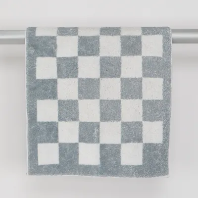 Badmat (Blauw, Wit) Polyester