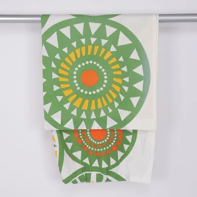 Gordijn aan roede (Beige, Meerkleurig) van Marimekko