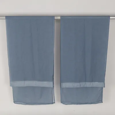Rideau plissé (Bleu)