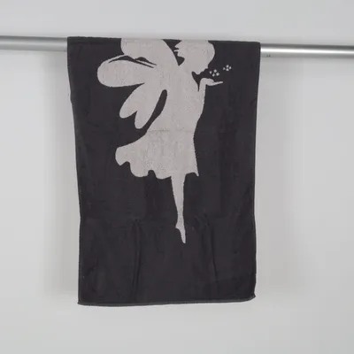 Bath towel (Gray, Pink) from House of Lola Cotton