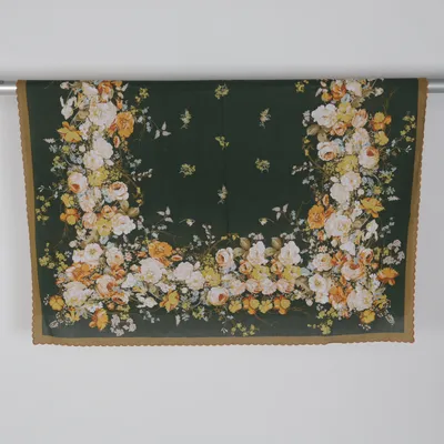 Bordsduk (Grön, Gul, Flerfärgad) från Bassetti Bomull, Polyester