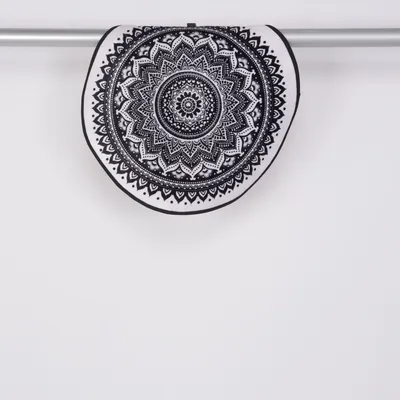Short pile rug (Black, White) from Rusta Polyester