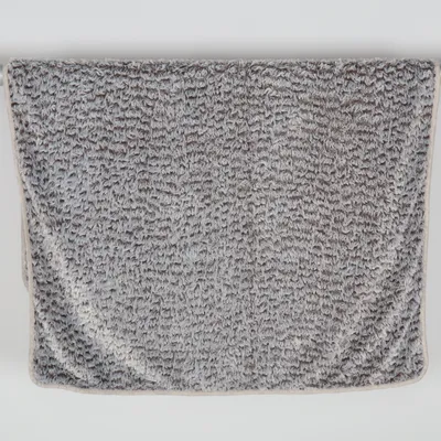 Blanket (Gray, White) from Flamingo Polyester
