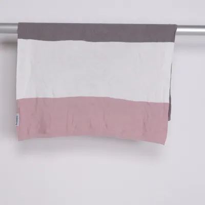 Babyfilt (Rosa, Vit, Grå) från Bugaboo Bomull