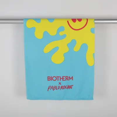 Badehåndklæde (Blå, Gul, Rød) fra Biotherm