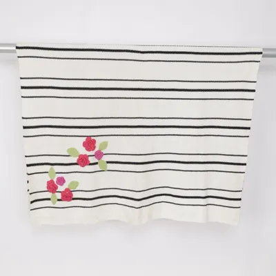 Tæpppe (Hvid, Sort) fra Designers Guild Akryl, Bomuld