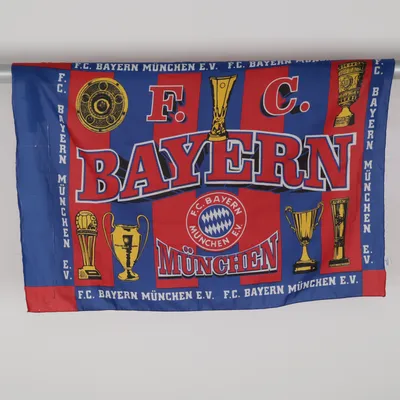 Flag (Blue, Red, Multicolored) from FC Bayern München