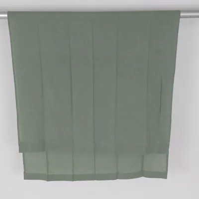 Rod pocket curtain (Green) from Elsaform Cotton