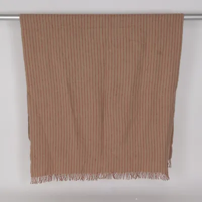 Filt (Beige, Röd) från Kärret Ull
