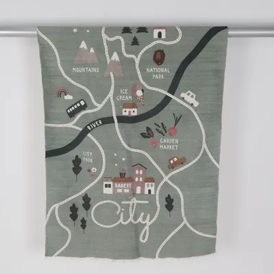 Playmat (Green, Multicolored)