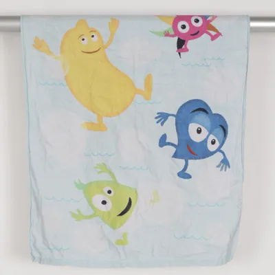 Badlakan (Blå, Gul, Rosa, Flerfärgad) från Babblarna Bomull