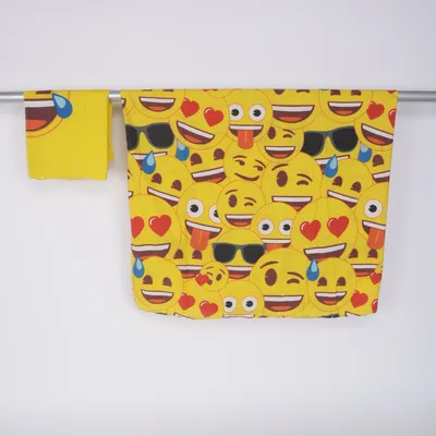 Bäddset (Gul) från Emoji Bomull