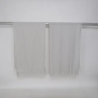 Rod pocket curtain (Gray) from Rusta Home Polyester