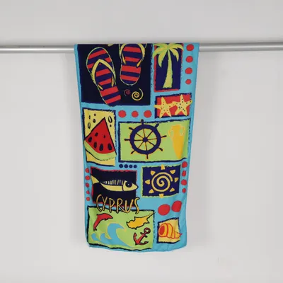 Strandlaken (Blauw, Geel, Rood) van Tropicana Polyester