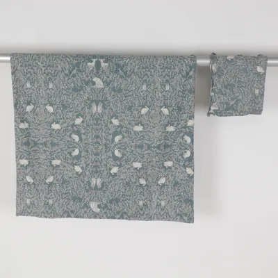 Bed set (Blue, Beige) from Garbo & Friends Cotton, Polyester