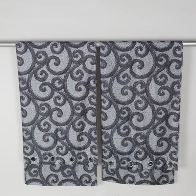 Rideau à œillets (Gris, Blanc) de Jotex Polyester