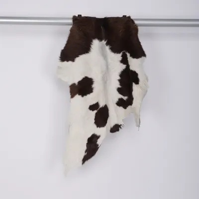 Koeienhuid vloerkleed (Wit, Bruin)