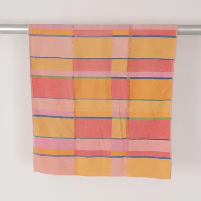 Badetuch (Gelb, Pink, Mehrfarbig) von Marks Pelle Vävare Baumwolle