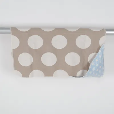 Baby blanket (Beige, White) from David Fussenegger Cotton, Viscose