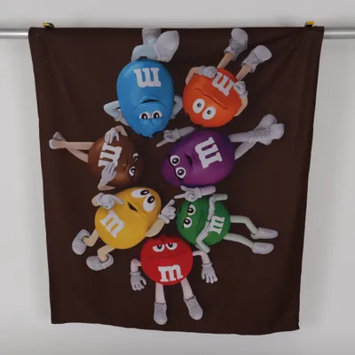 Decke (Braun, Mehrfarbig) von M&M's Polyester