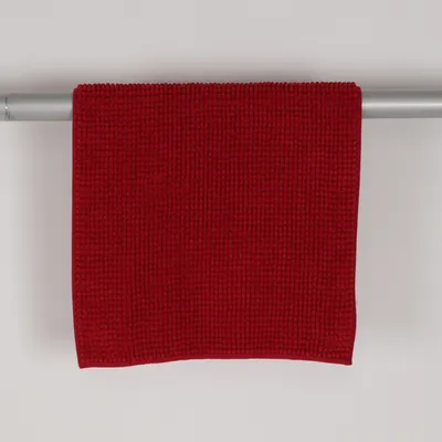 Bathroom mat (Red) from Camargue Polyester