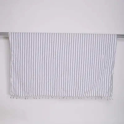 Överkast (Vit, Grå) från H&M Home Bomull