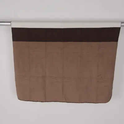 Decke (Beige, Braun) von Kosta Linnewäfveri Recyceltes Polyester